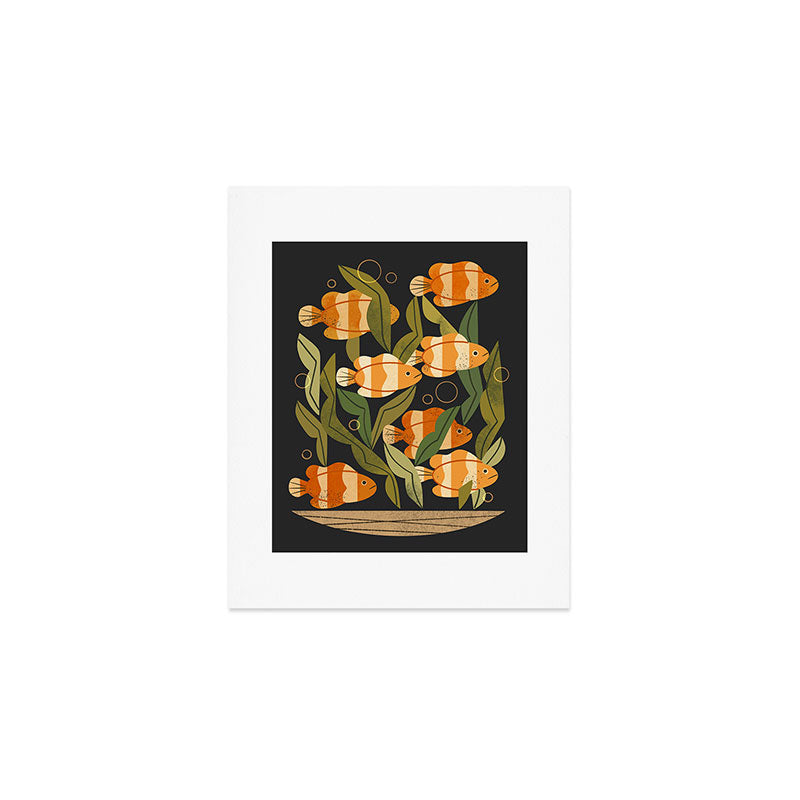 Seven Clownfish Art Print Gallery Image 1