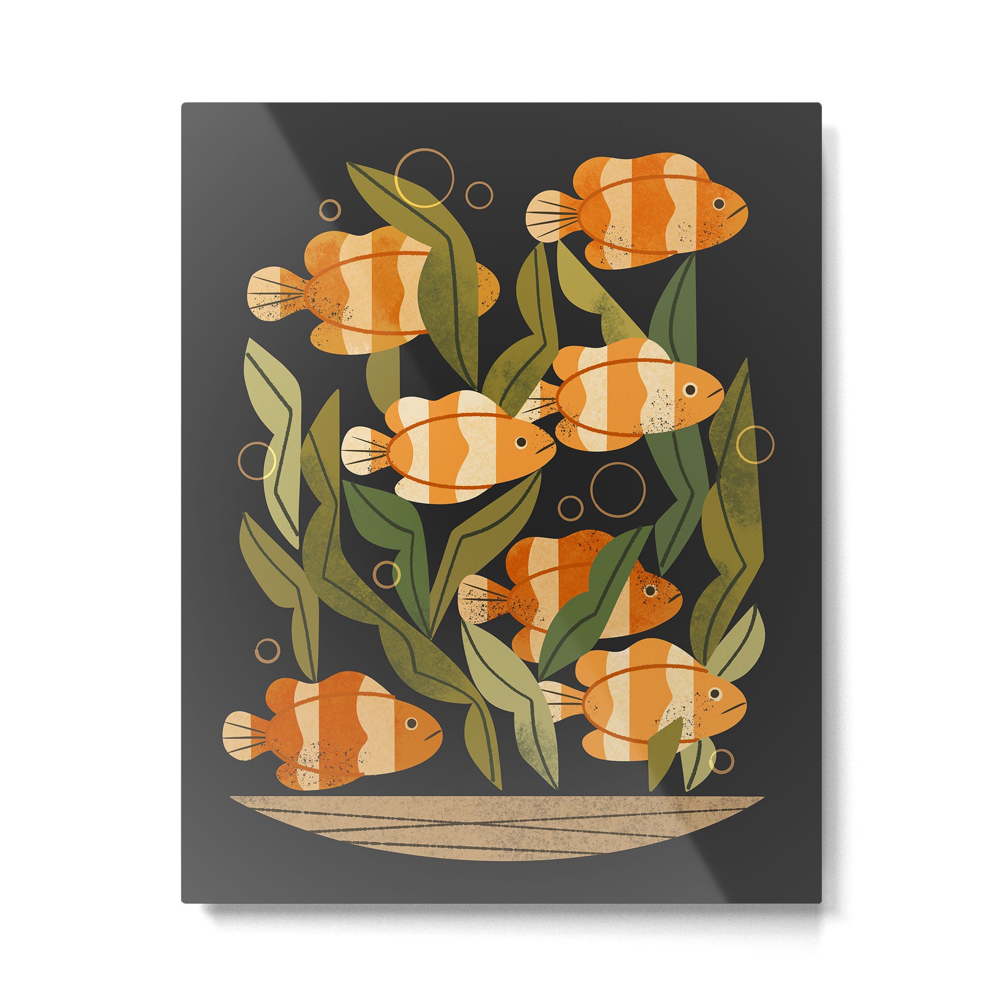 Seven Clownfish Metal Print Gallery Image 4
