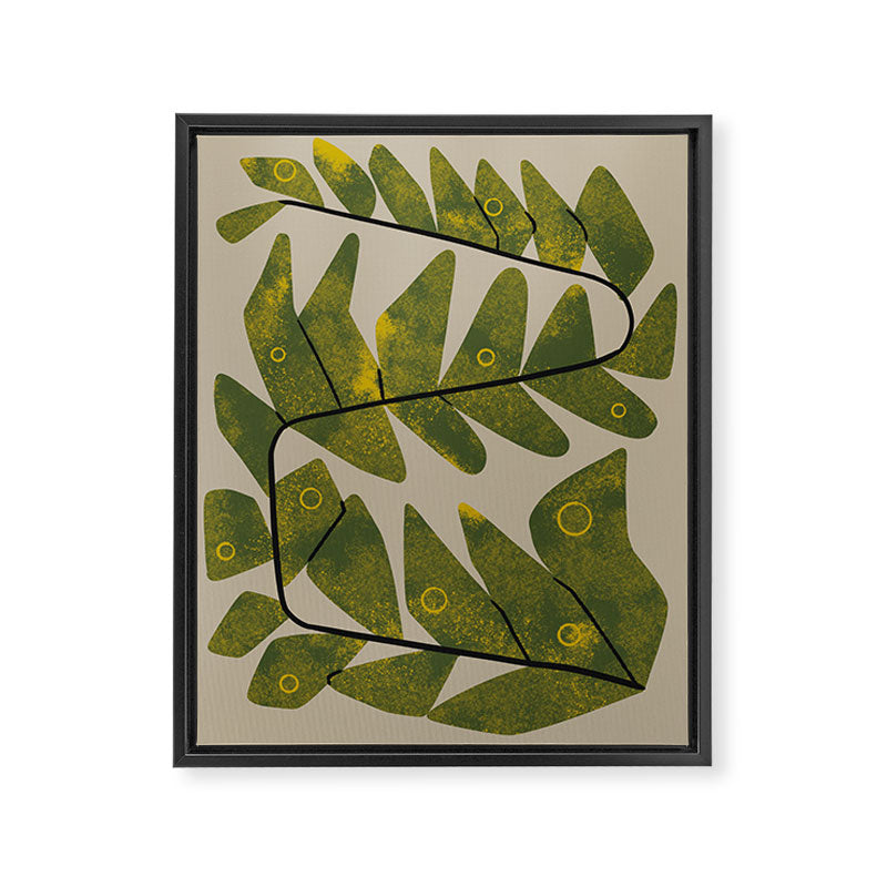 Snaky Fern Framed Canvas Print Gallery Image 6
