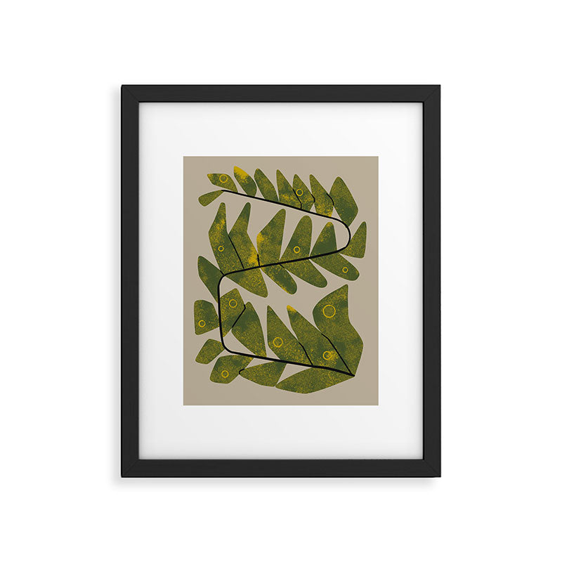 Snaky Fern Framed Art Print Gallery Image 5