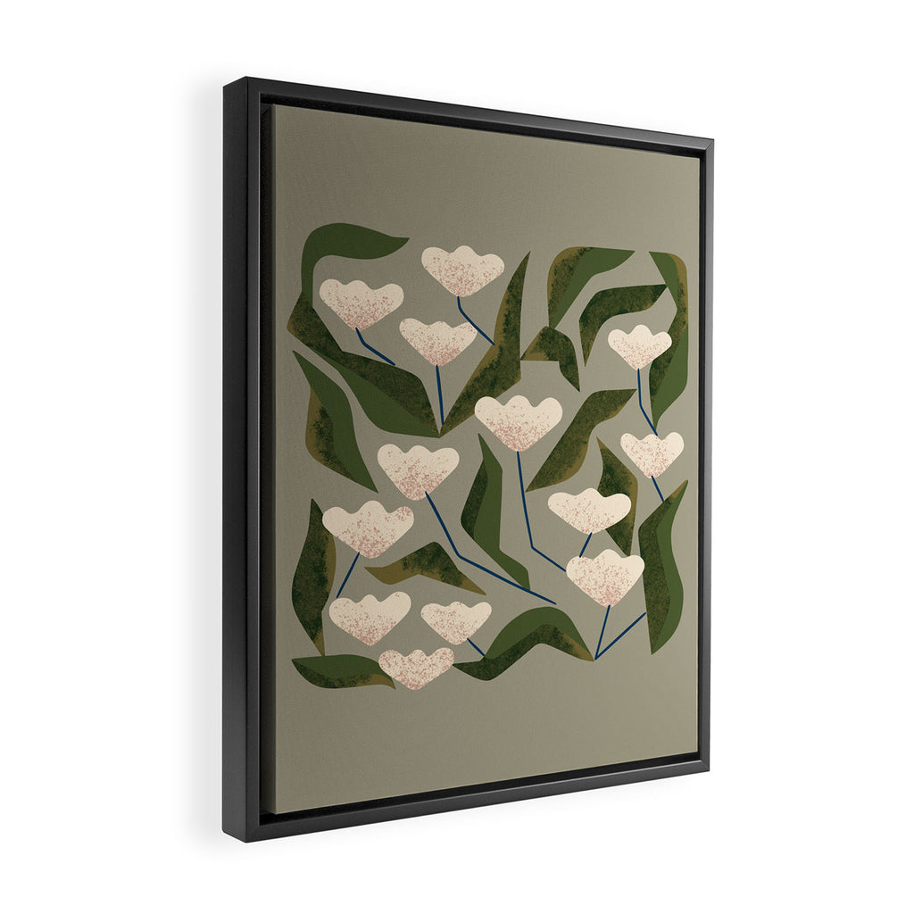 Snowdrops Framed Canvas Print Gallery Image 2