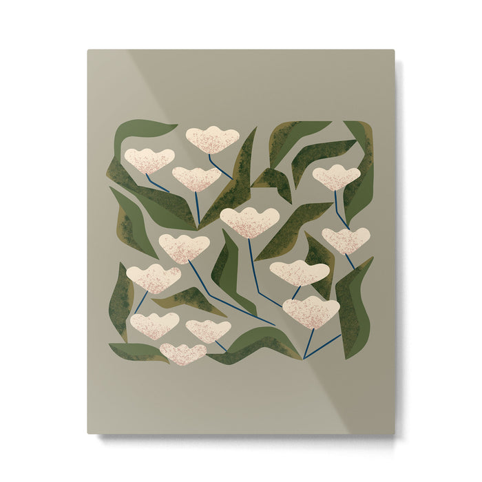 Snowdrops Metal Print Gallery Image 1