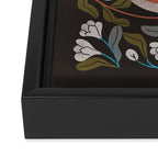 Sparrows And Apple Blossoms Framed Canvas Print Gallery Image 3