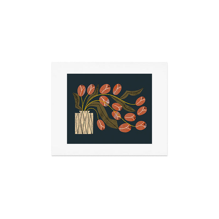 Spilling Red Tulips Art Print Gallery Image 1