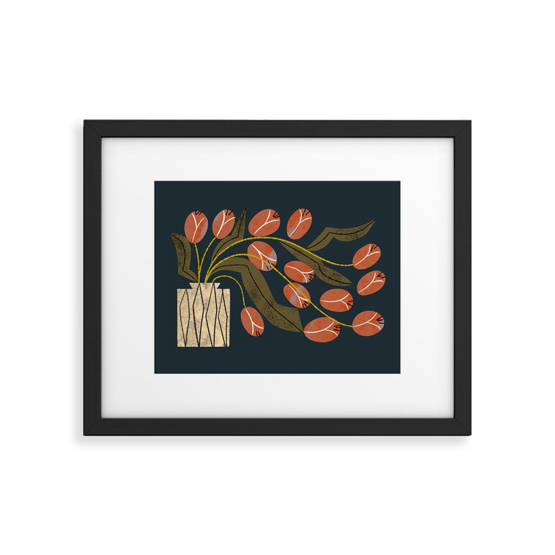 Spilling Red Tulips Framed Art Print Gallery Image 4
