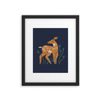 Spring Fawn Framed Art Print Gallery Image 6