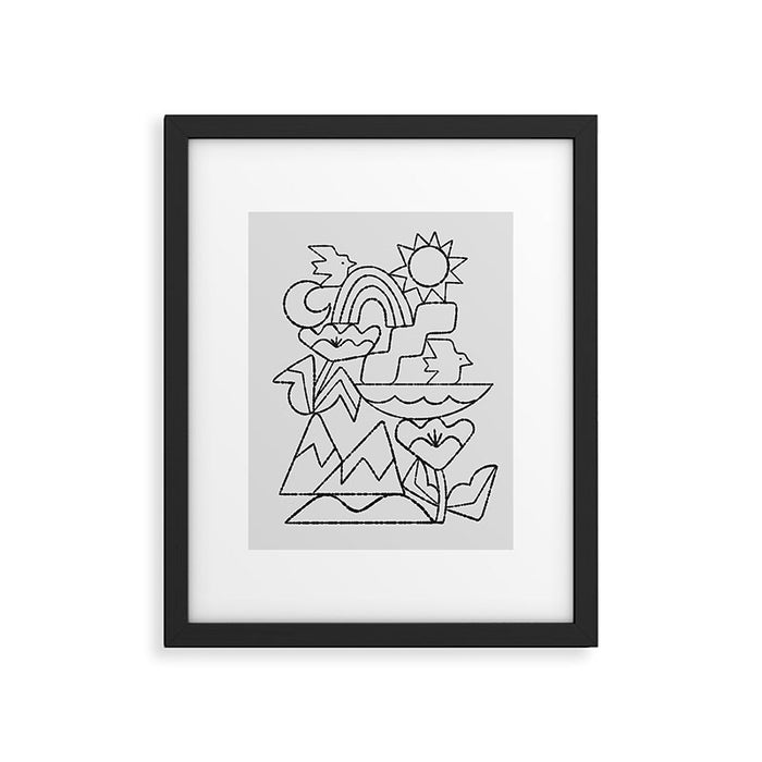 Stack No. 1 Framed Art Print Gallery Image 1
