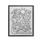 Stack No. 2 Framed Canvas Print Gallery Image 6