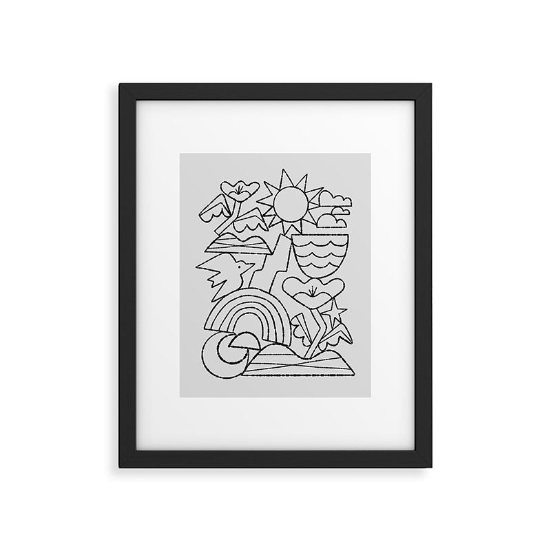 Stack No. 2 Framed Art Print Gallery Image 5