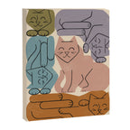 Stack of Cats No. 3 Canvas Print Gallery Image 6
