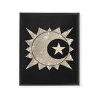 Sun Moon Star Framed Canvas Print Gallery Image 8