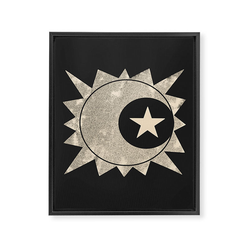 Sun Moon Star Framed Canvas Print Gallery Image 8