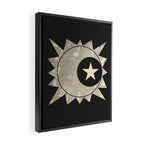 Sun Moon Star Framed Canvas Print Gallery Image 2