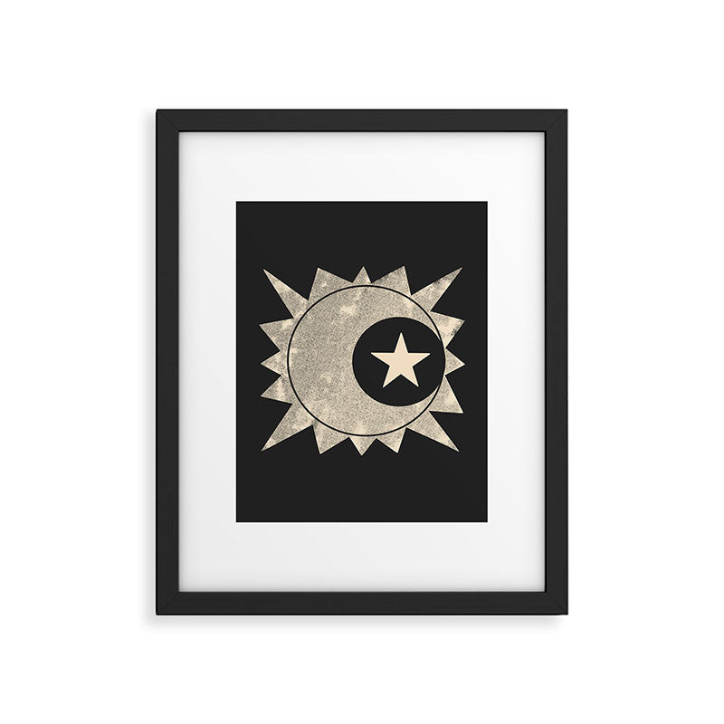 Sun Moon Star Framed Art Print Gallery Image 6