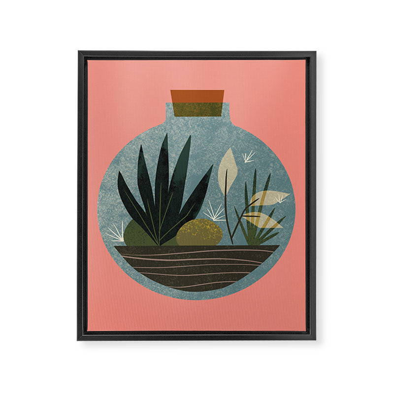 Terrarium No. 1 Framed Canvas Print Gallery Image 8