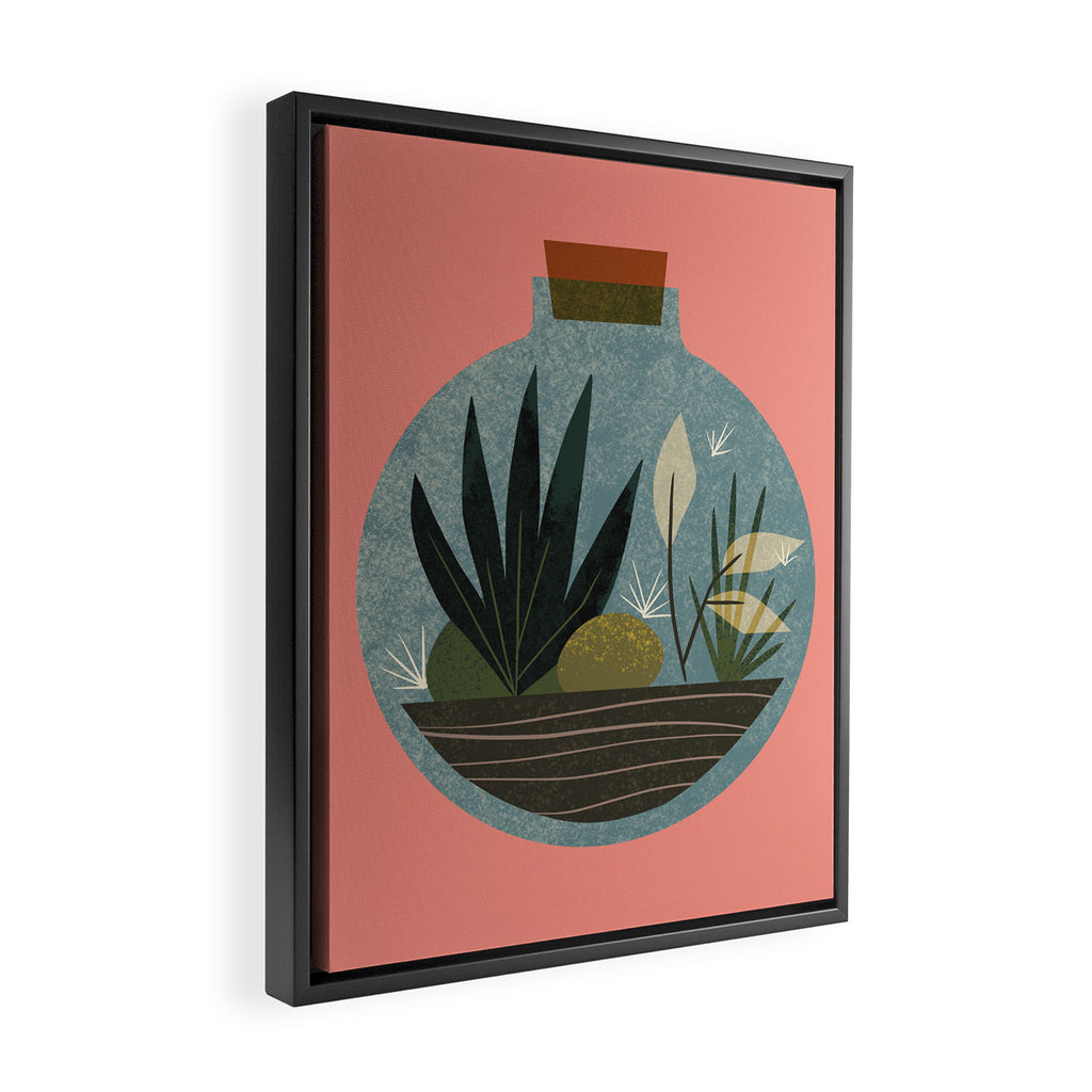 Terrarium No. 1 Framed Canvas Print Gallery Image 2