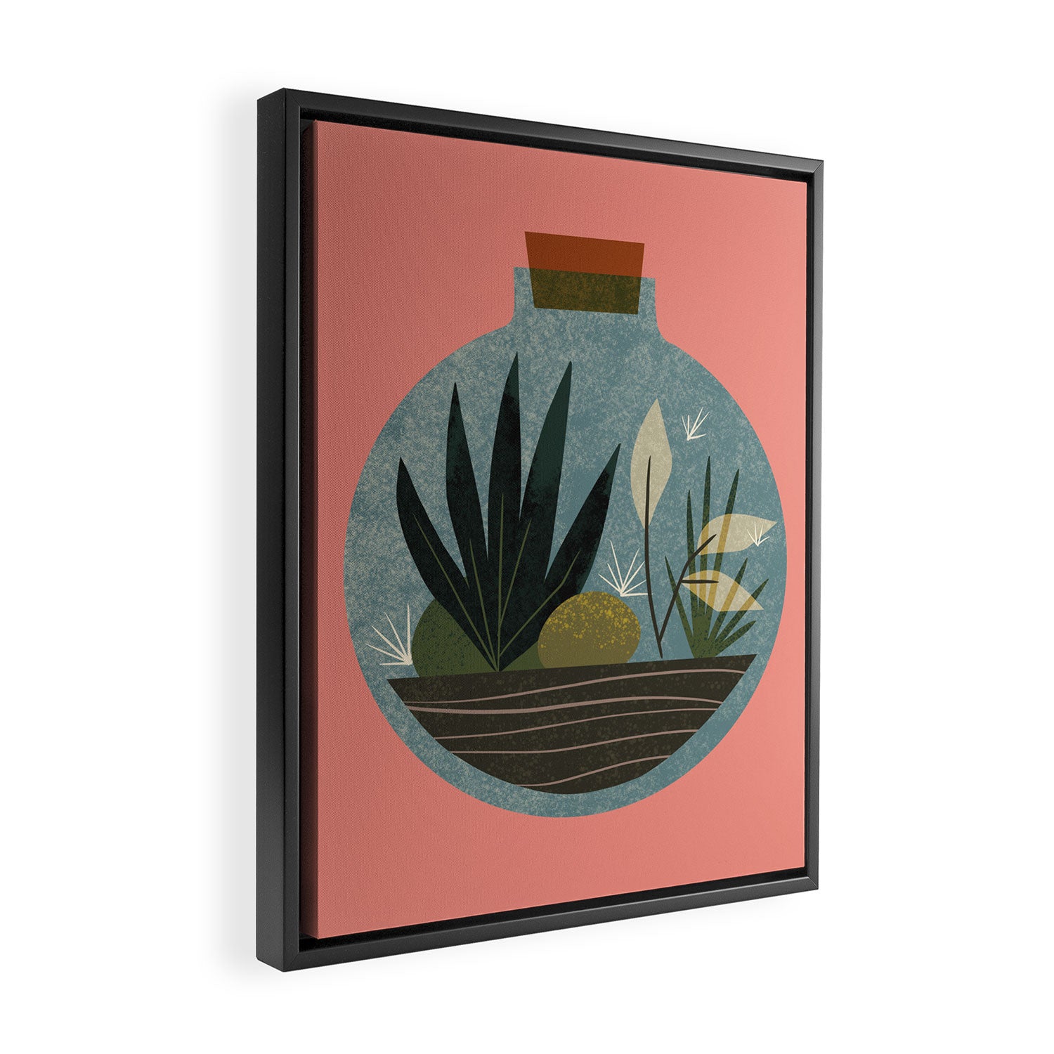 Terrarium No. 1 Framed Canvas Print Gallery Image 2
