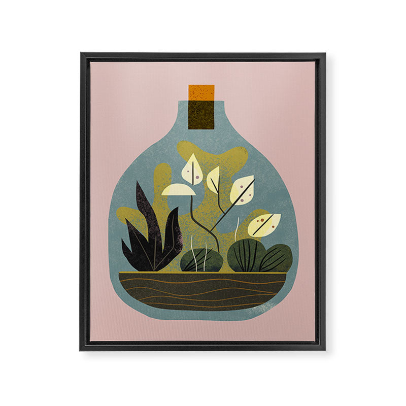 Terrarium No. 3 Framed Canvas Print Gallery Image 8
