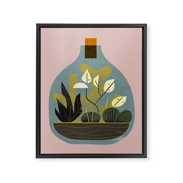 Terrarium No. 3 Framed Canvas Print Gallery Image 1