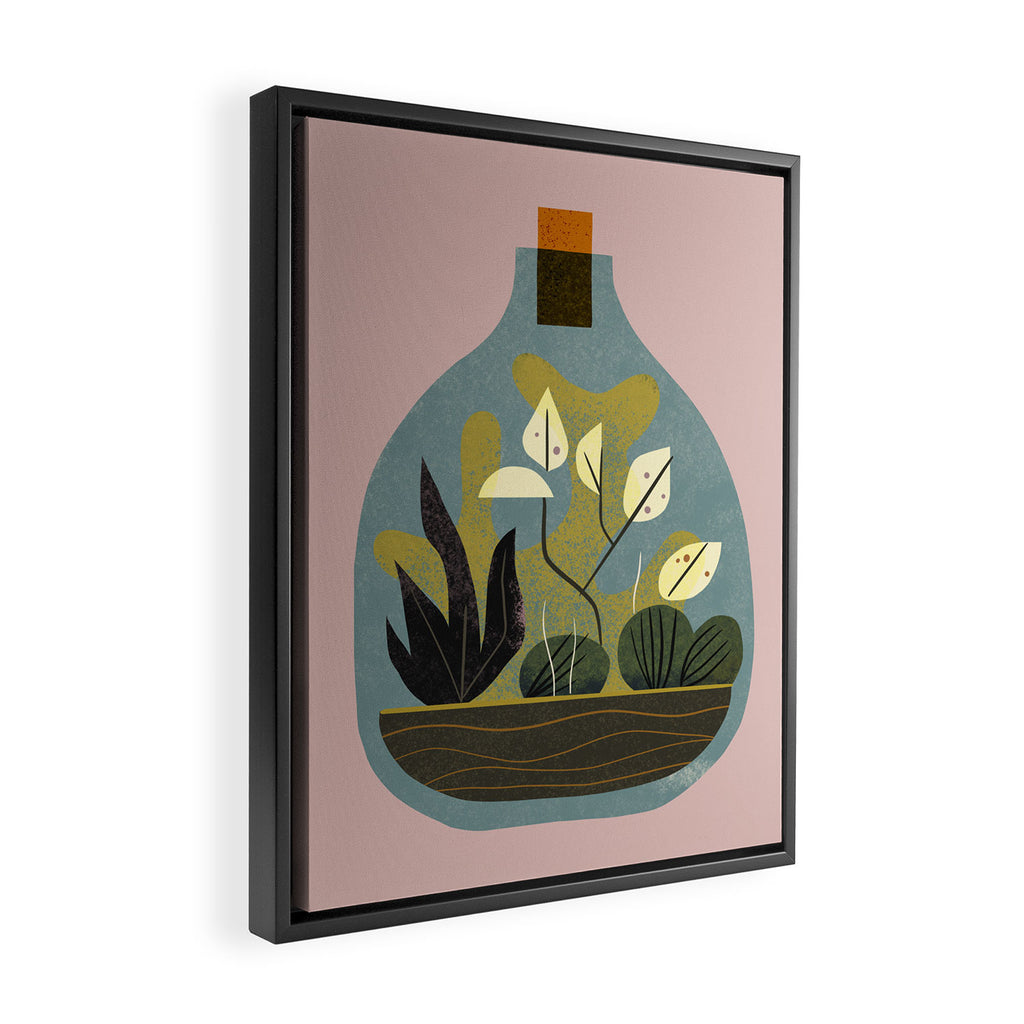 Terrarium No. 3 Framed Canvas Print Gallery Image 2