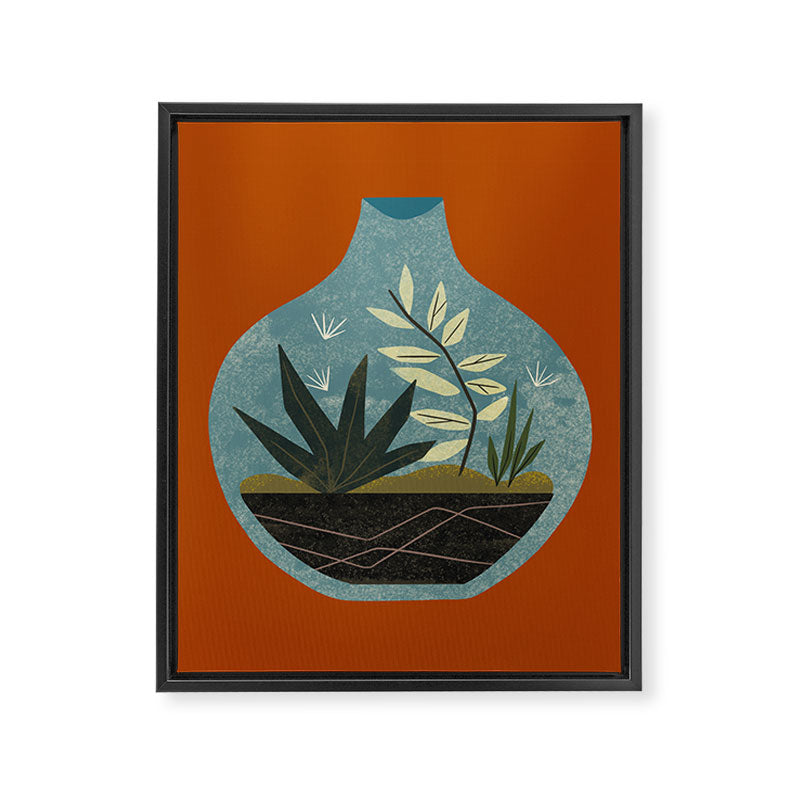 Terrarium No. 6 Framed Canvas Print Gallery Image 8