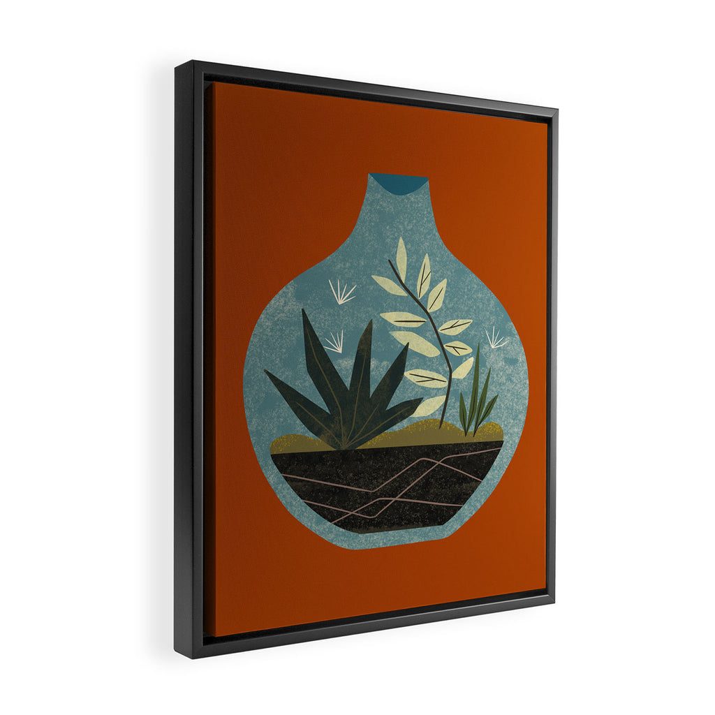 Terrarium No. 6 Framed Canvas Print Gallery Image 2