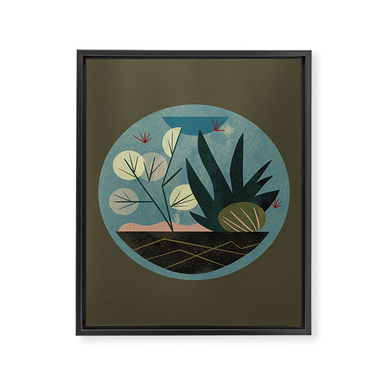 Terrarium No. 7 Framed Canvas Print Gallery Image 8