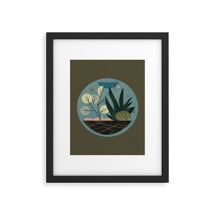 Terrarium No. 7 Framed Art Print Gallery Image 1