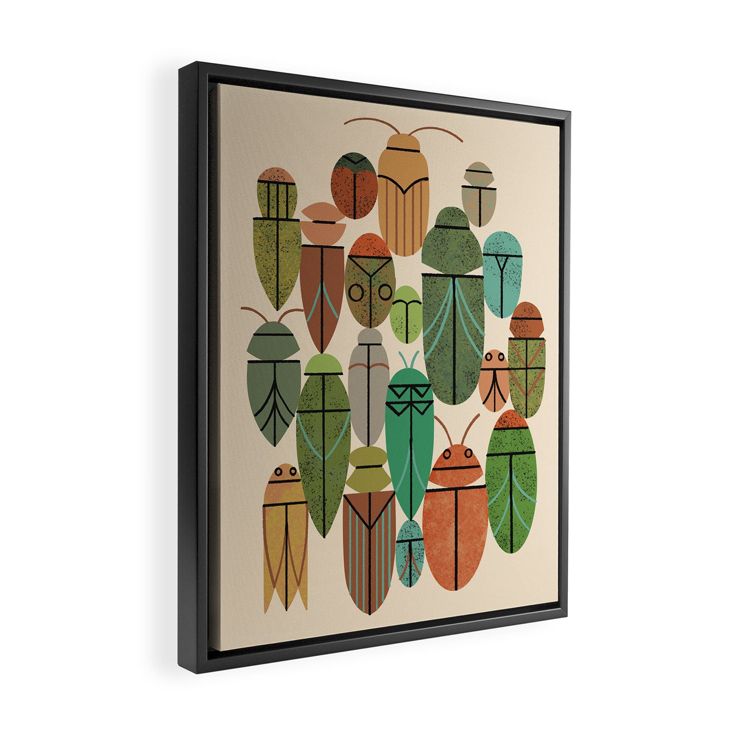 The Beetles Framed Canvas Print Gallery Image 2