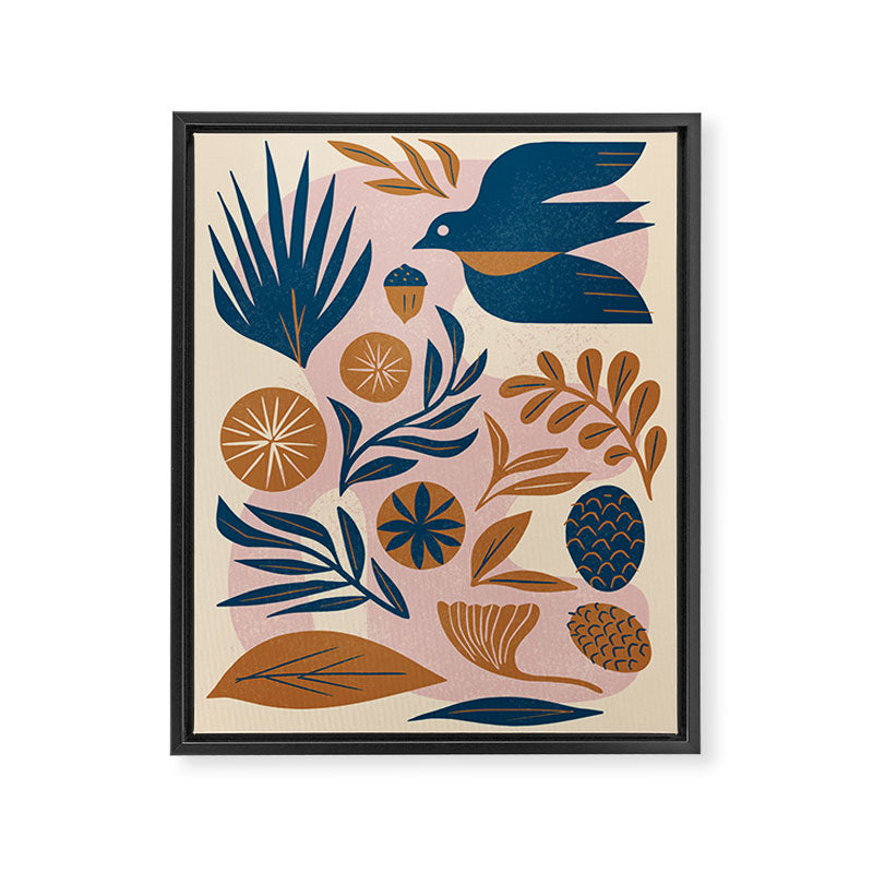 The Birdâs Collection Framed Canvas Print Gallery Image 6