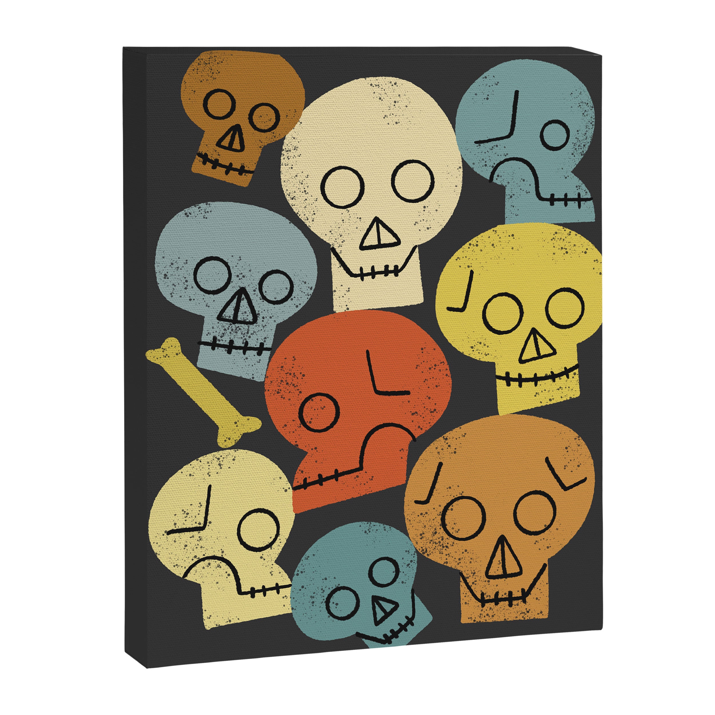 The Skull Crew Canvas Print Gallery Image 6