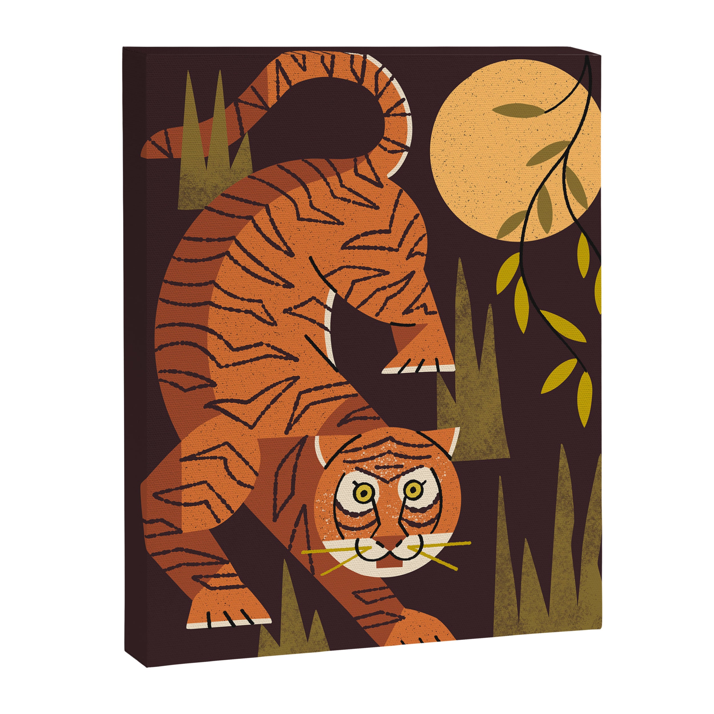Tiger Moon Canvas Print Gallery Image 6