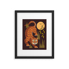 Tiger Moon Framed Art Print Gallery Image 5