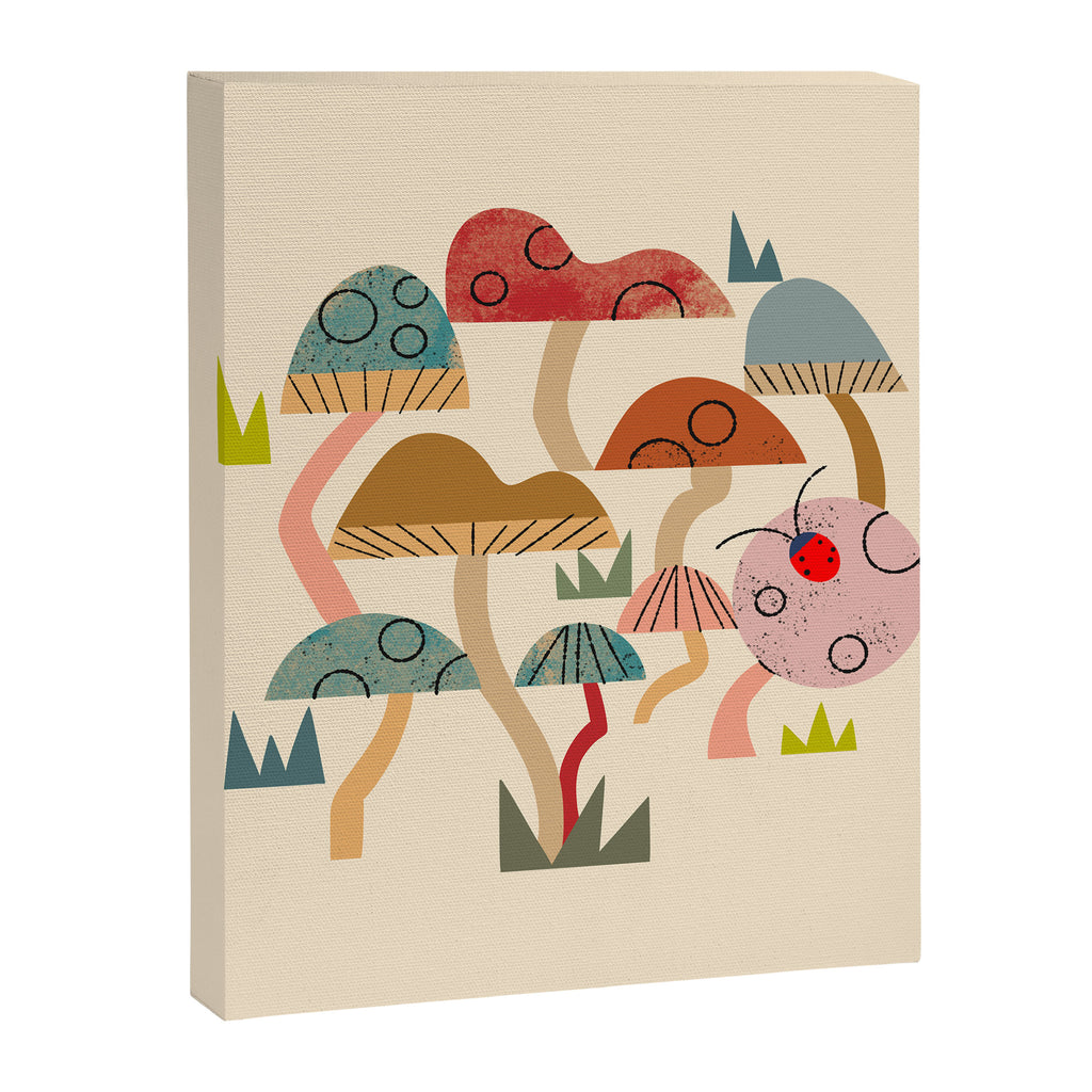 Toadstools and Ladybug Canvas Print Gallery Image 8