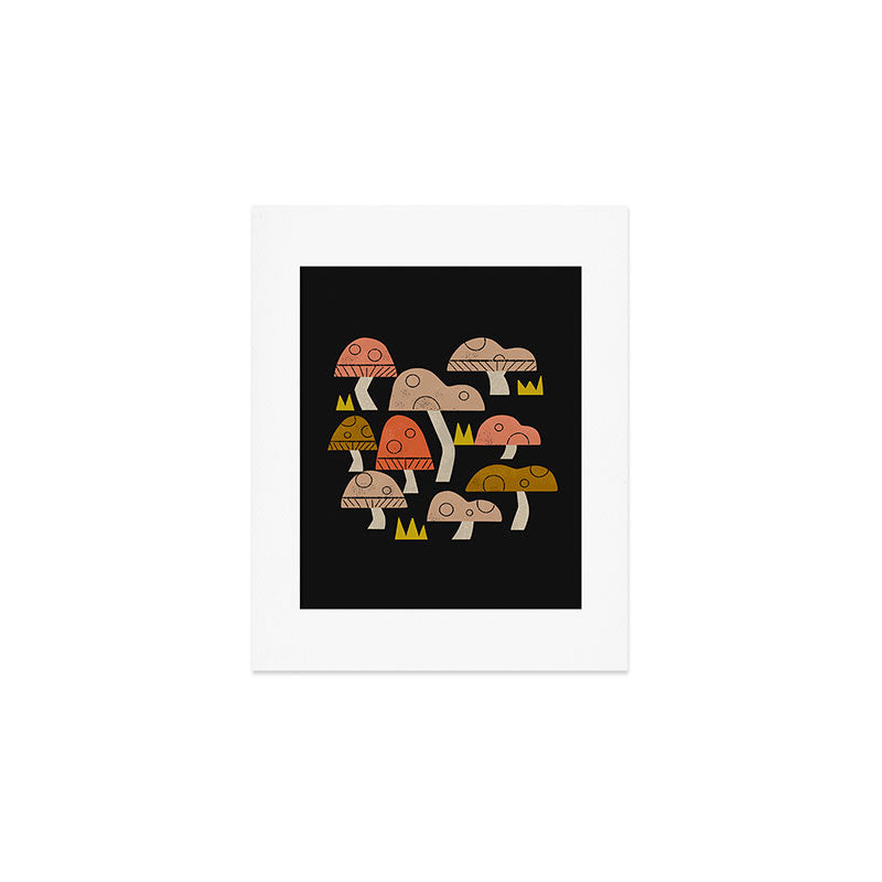 Toadstools Art Print Gallery Image 1