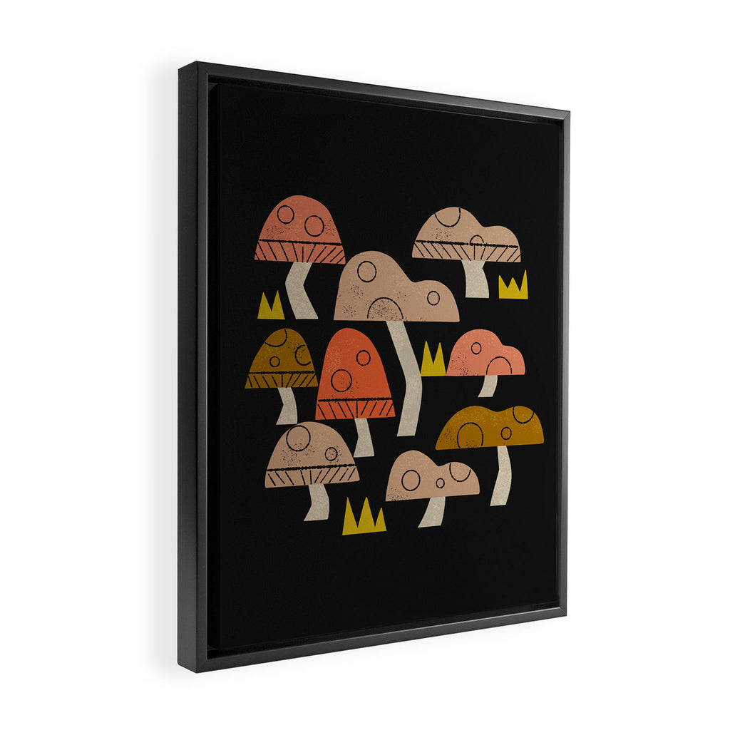 Toadstools Framed Canvas Print Gallery Image 2