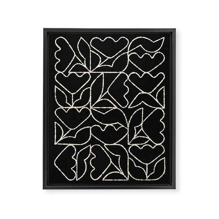 Tulip Grid Framed Canvas Print Gallery Image 1