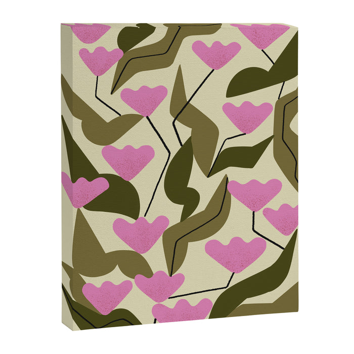 Tulips In Pink Canvas Print Gallery Image 1