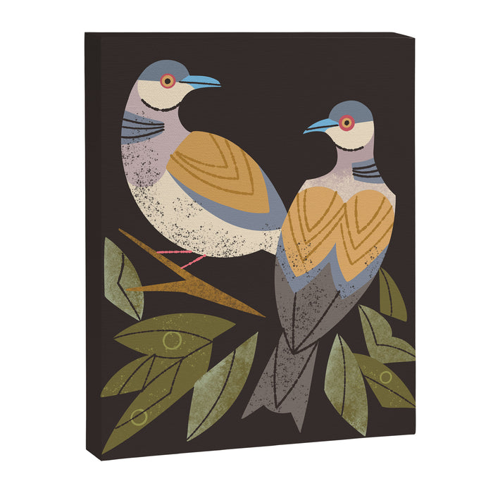 Two Turtle Doves Canvas Print Gallery Image 1