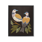 Two Turtle Doves Framed Canvas Print Gallery Image 6
