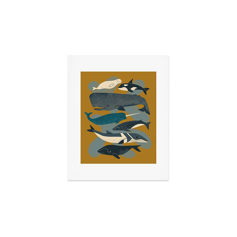Whales Ahoy Art Print Gallery Image 1