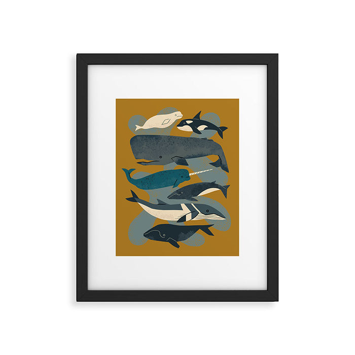 Whales Ahoy Framed Art Print Gallery Image 1