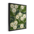 White Orchids Framed Canvas Print Gallery Image 2