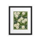 White Orchids Framed Art Print Gallery Image 5