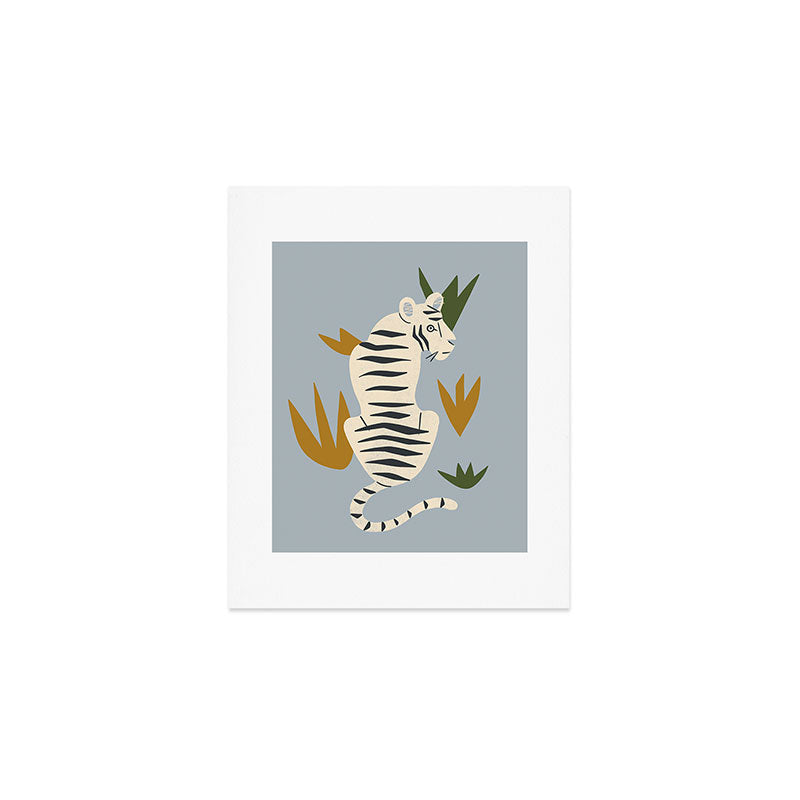 White Tiger Art Print Gallery Image 1