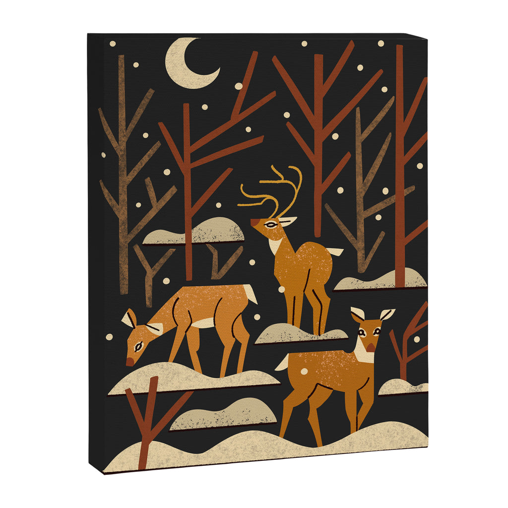 Wild Wood Deer Canvas Print Gallery Image 6
