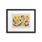 Wild Yellow Lilies Framed Art Print Gallery Image 5