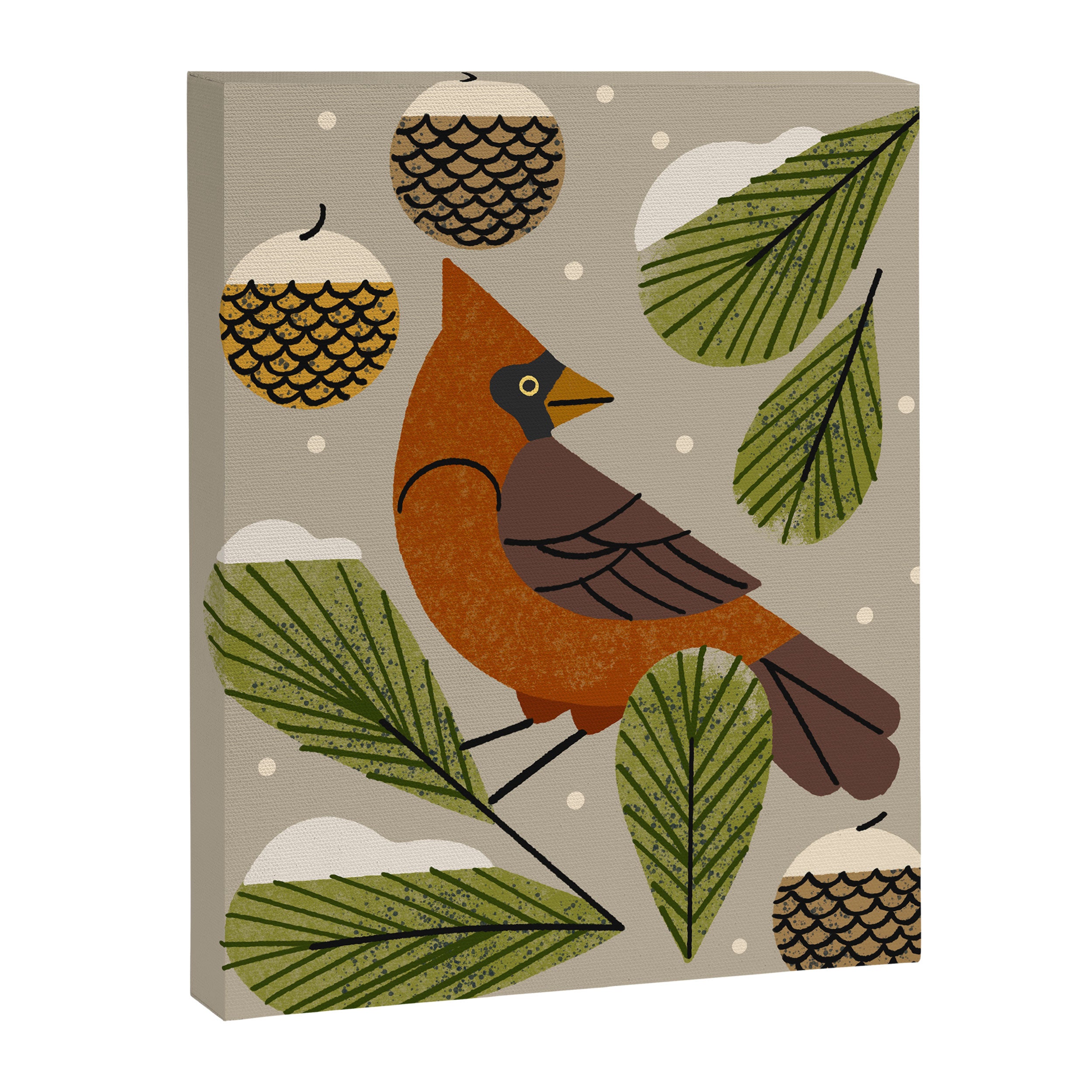 Winter Cardinal Canvas Print Gallery Image 6