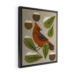 Winter Cardinal Framed Canvas Print Gallery Image 2
