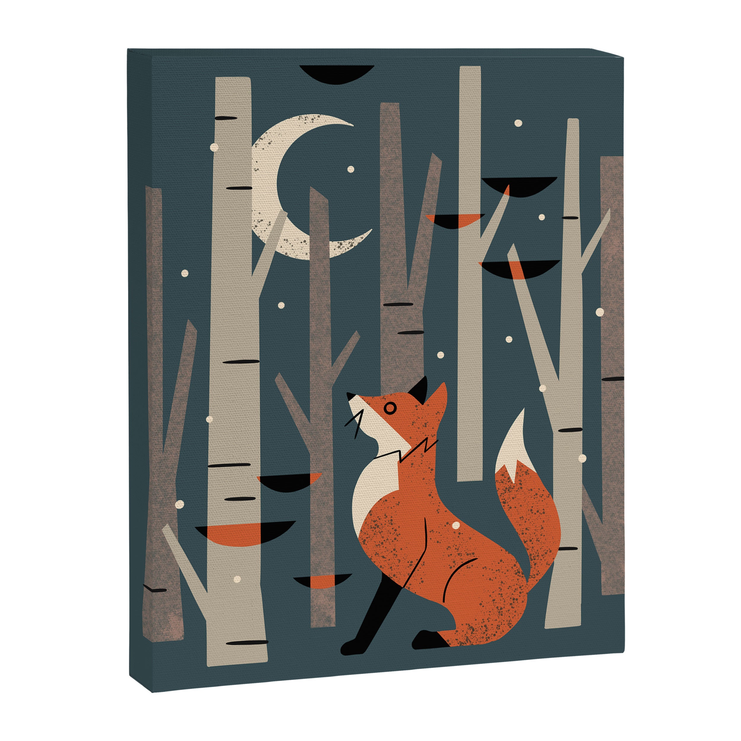 Winter Forest Fox Canvas Print Gallery Image 8